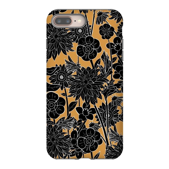 iPhone 8 plus StrongFit Dark gold spring by Steve Wade (Swade)