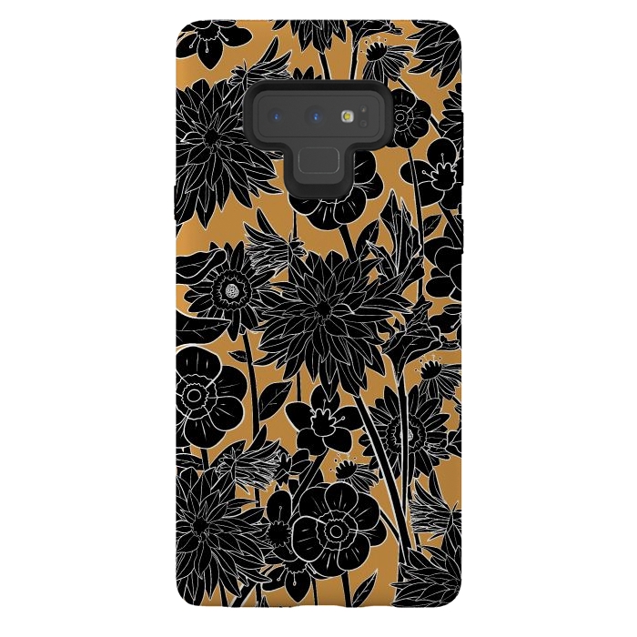 Galaxy Note 9 StrongFit Dark gold spring by Steve Wade (Swade)