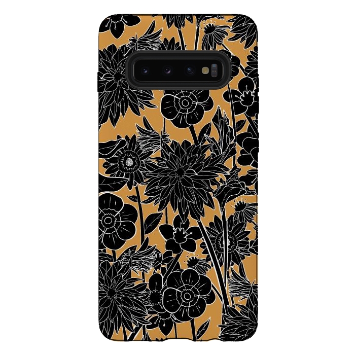 Galaxy S10 plus StrongFit Dark gold spring by Steve Wade (Swade)
