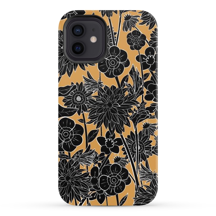 iPhone 12 StrongFit Dark gold spring by Steve Wade (Swade)