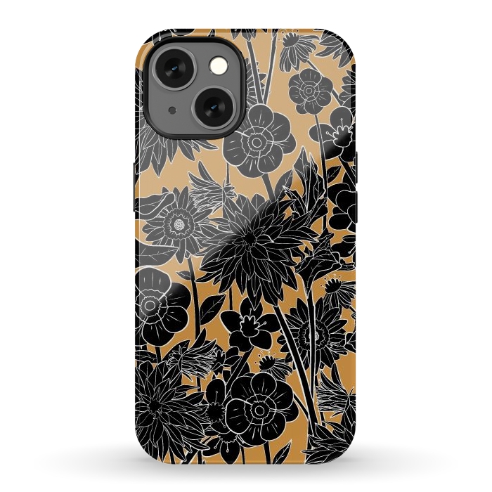iPhone 13 StrongFit Dark gold spring by Steve Wade (Swade)