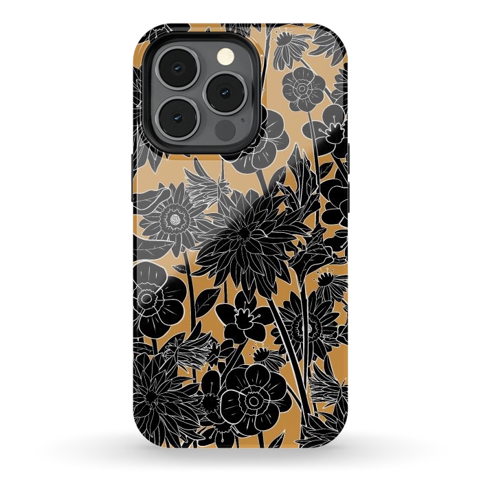 iPhone 13 pro StrongFit Dark gold spring by Steve Wade (Swade)