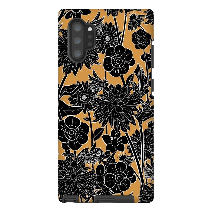 Galaxy Note 10 plus StrongFit Dark gold spring by Steve Wade (Swade)
