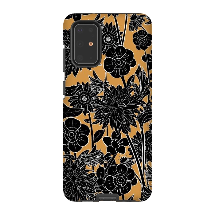 Galaxy S20 Plus StrongFit Dark gold spring by Steve Wade (Swade)