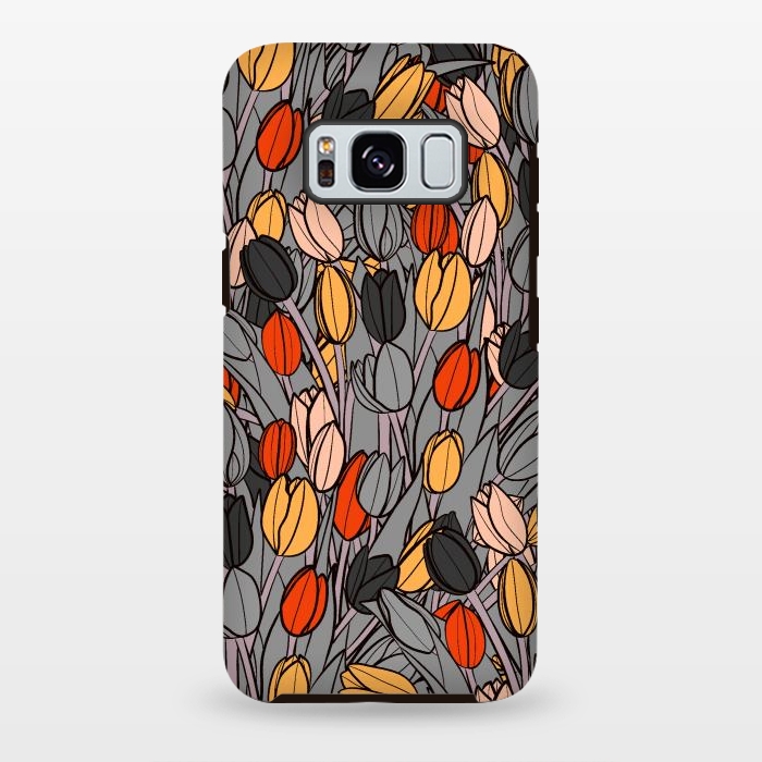 Galaxy S8 plus StrongFit A garden of tulips  by Steve Wade (Swade)