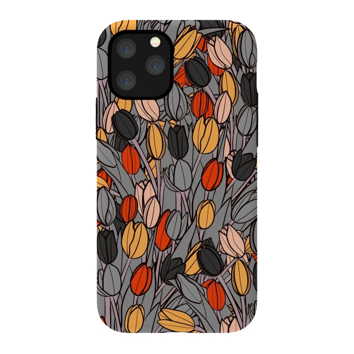 iPhone 11 Pro StrongFit A garden of tulips  by Steve Wade (Swade)