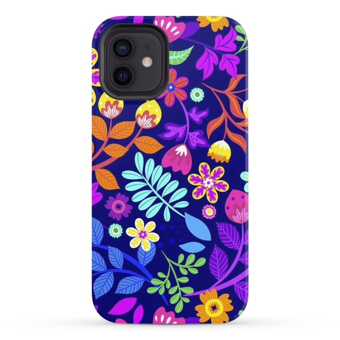 iPhone 12 StrongFit Cute Flowers by ArtsCase