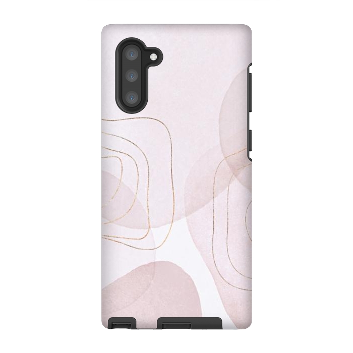Galaxy Note 10 StrongFit GRAPHIC ROSE  by Monika Strigel