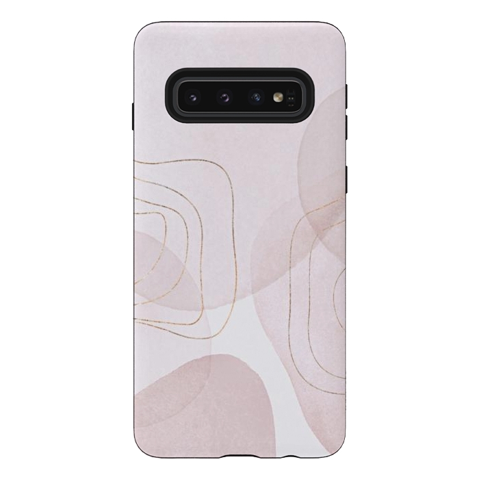 Galaxy S10 StrongFit GRAPHIC ROSE  by Monika Strigel