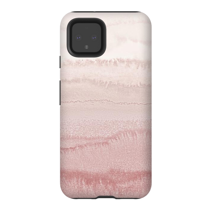 Pixel 4 StrongFit WITHIN THE TIDES - BALLERINA BLUSH by Monika Strigel