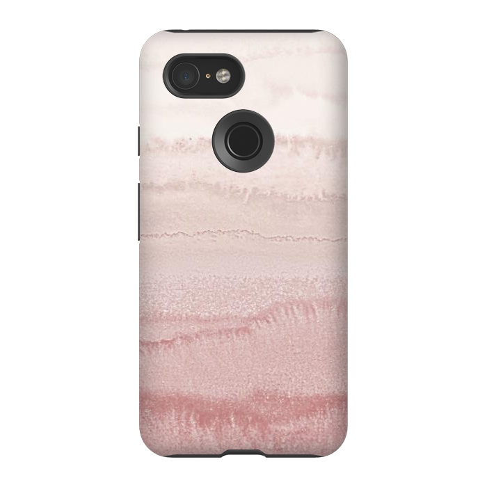 Pixel 3 StrongFit WITHIN THE TIDES - BALLERINA BLUSH by Monika Strigel