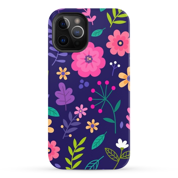iPhone 12 Pro Max StrongFit Ditsy Flowers by ArtsCase