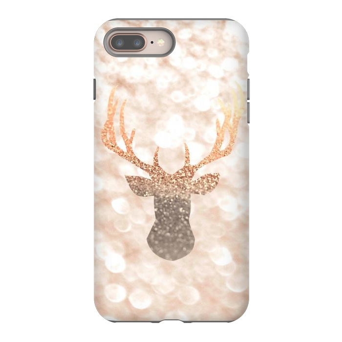 iPhone 7 plus StrongFit CHAMPAGNER SANDY  STAG by Monika Strigel