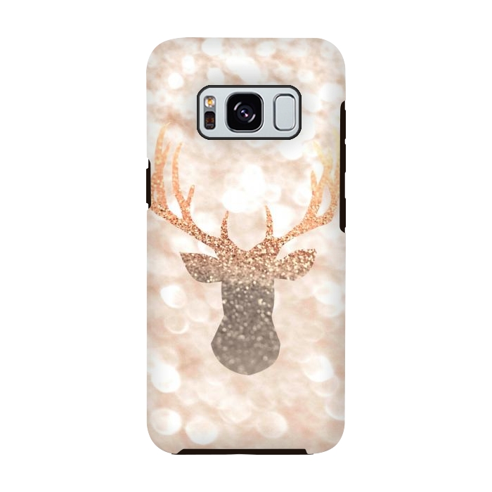 Galaxy S8 StrongFit CHAMPAGNER SANDY  STAG by Monika Strigel