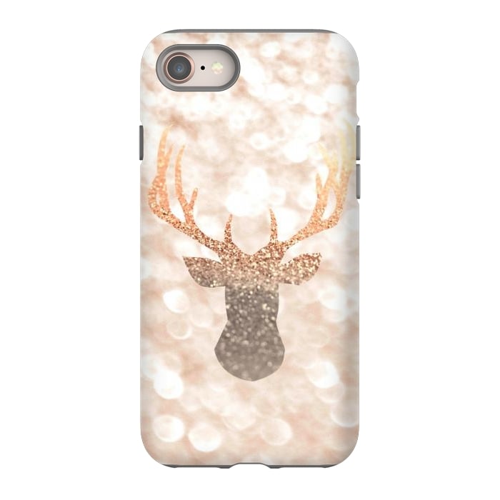 iPhone 8 StrongFit CHAMPAGNER SANDY  STAG by Monika Strigel