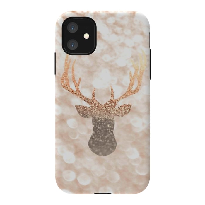 iPhone 11 StrongFit CHAMPAGNER SANDY  STAG by Monika Strigel