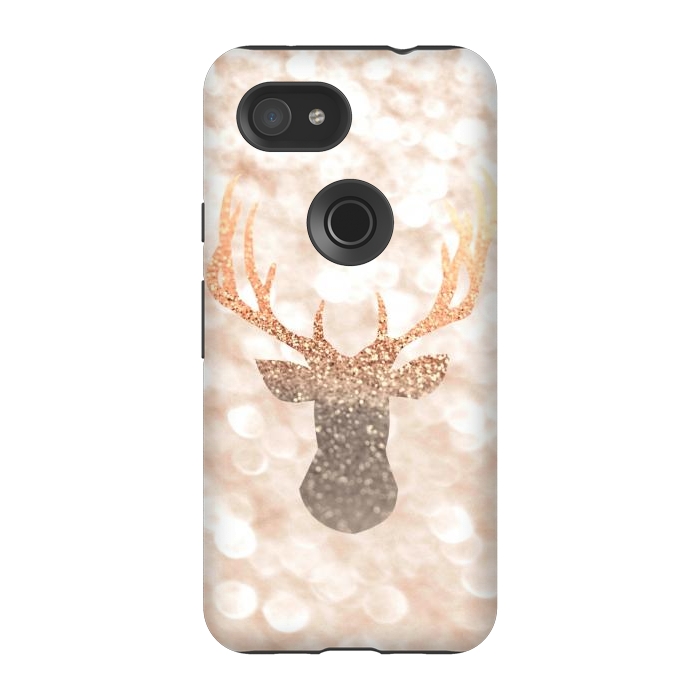 Pixel 3A StrongFit CHAMPAGNER SANDY  STAG by Monika Strigel
