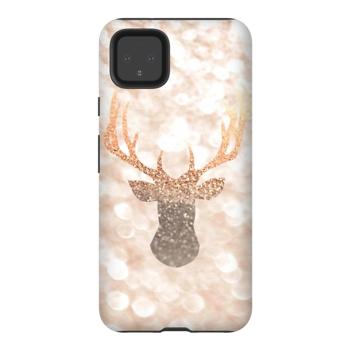 Pixel 4XL StrongFit CHAMPAGNER SANDY  STAG by Monika Strigel