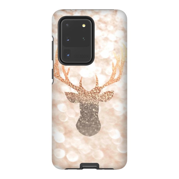 Galaxy S20 Ultra StrongFit CHAMPAGNER SANDY  STAG by Monika Strigel