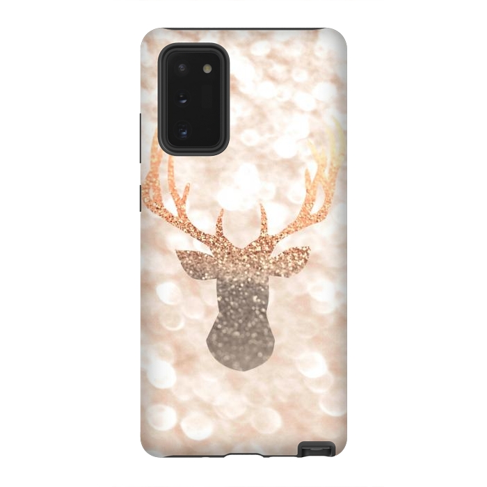 Galaxy Note 20 StrongFit CHAMPAGNER SANDY  STAG by Monika Strigel