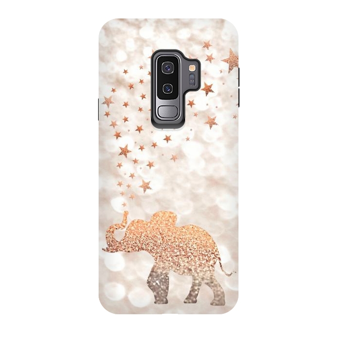 Galaxy S9 plus StrongFit LUCKY ELEPHANT by Monika Strigel