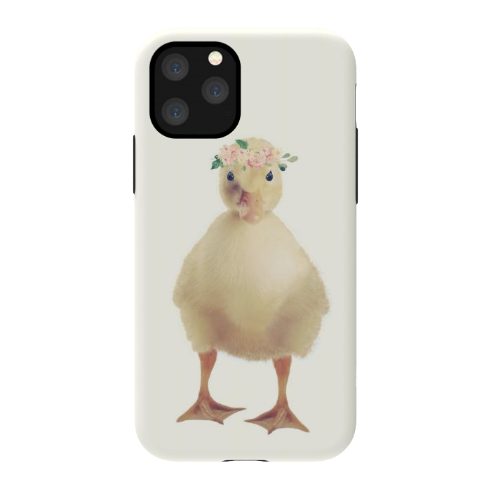 iPhone 11 Pro StrongFit DUCKY DUCKLING by Monika Strigel