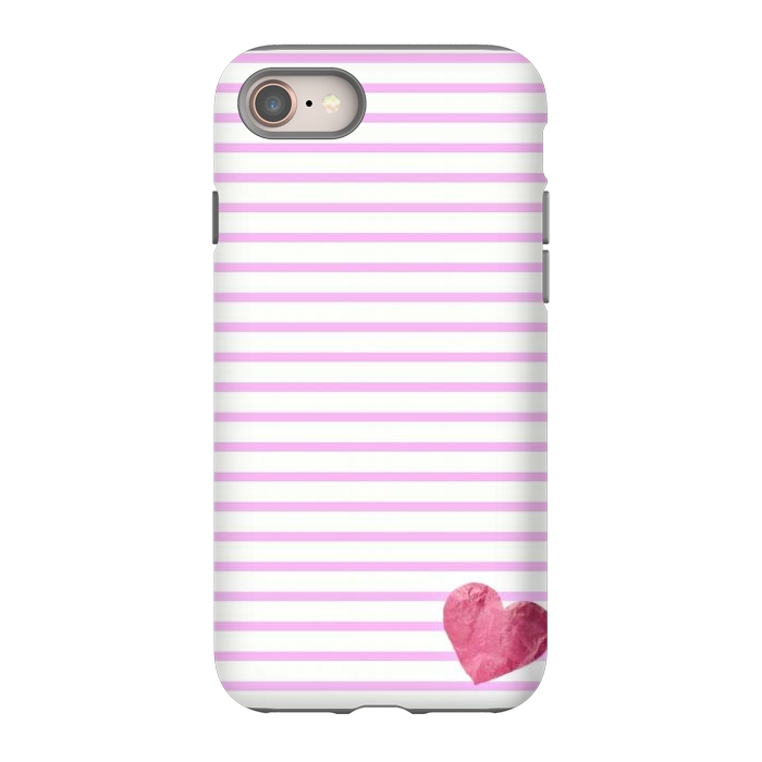 iPhone SE StrongFit LITTLE PINK HEART by Monika Strigel