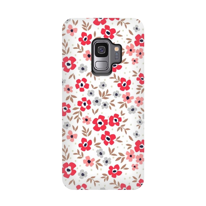 Galaxy S9 StrongFit Seamless Flowers ONE by ArtsCase