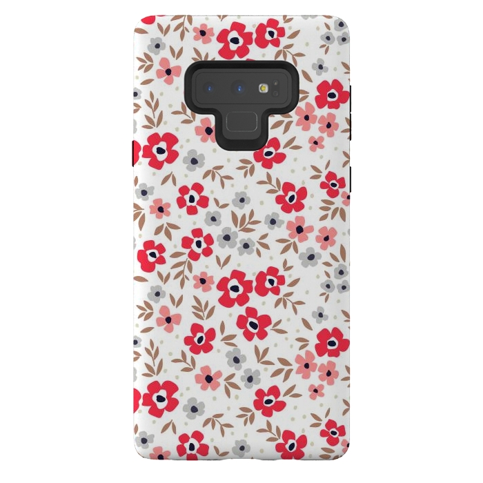 Galaxy Note 9 StrongFit Seamless Flowers ONE by ArtsCase