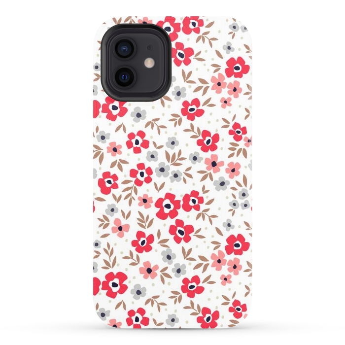 iPhone 12 StrongFit Seamless Flowers ONE by ArtsCase