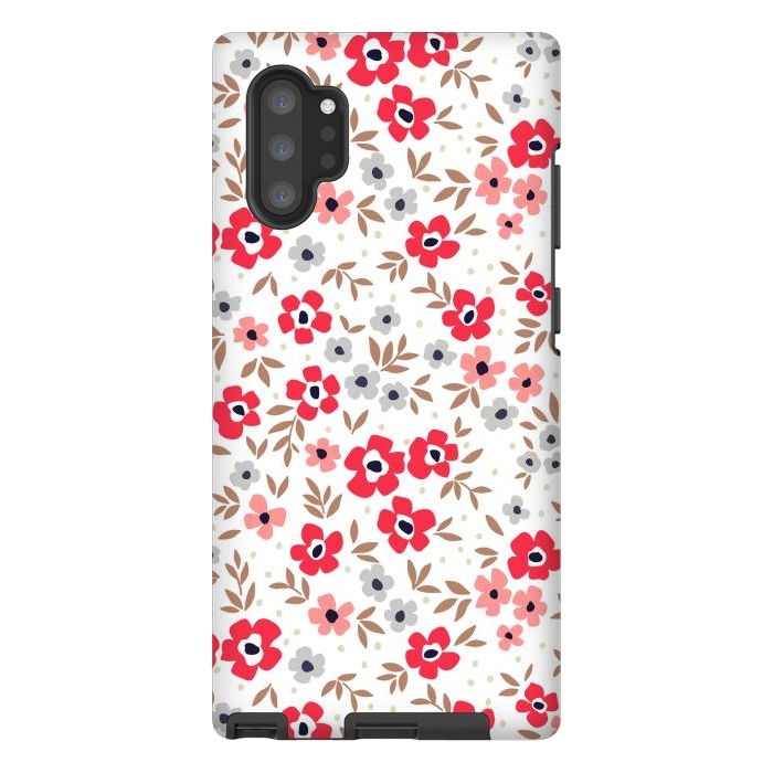 Galaxy Note 10 plus StrongFit Seamless Flowers ONE by ArtsCase