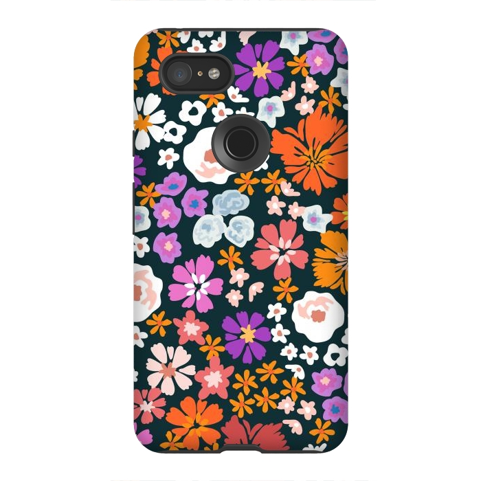 Pixel 3XL StrongFit WildFlowers TWO by ArtsCase