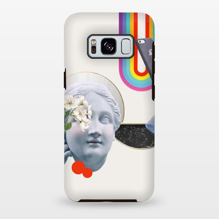 Galaxy S8 plus StrongFit Greek Goddess Rainbow Selfie by Pear iPhone by Uma Prabhakar Gokhale