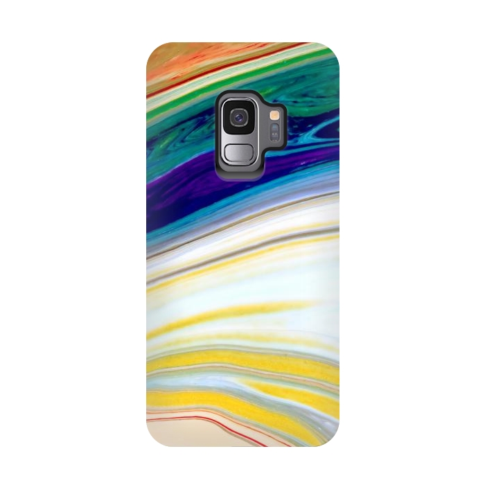 Galaxy S9 StrongFit Abstract Marble Background Creative Contemporary Liquid Design by ArtsCase