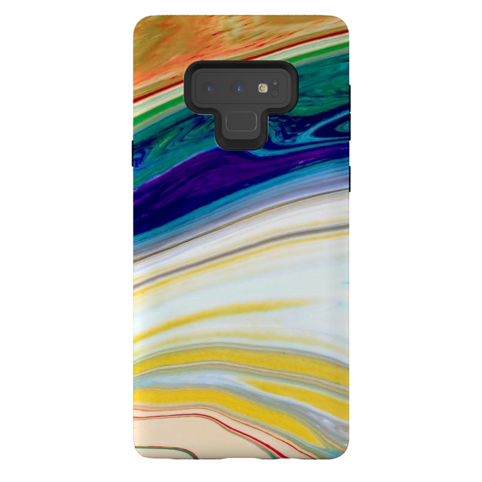 Galaxy Note 9 StrongFit Abstract Marble Background Creative Contemporary Liquid Design by ArtsCase