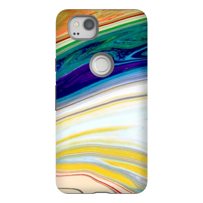 Pixel 2 StrongFit Abstract Marble Background Creative Contemporary Liquid Design by ArtsCase