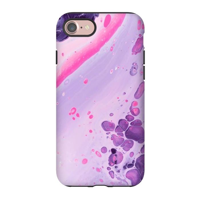 iPhone 7 StrongFit Pink and Purple Waves by ArtsCase