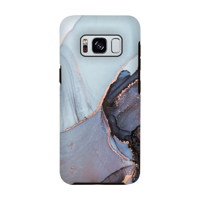 Galaxy S8 StrongFit Gray and Gold Paints by ArtsCase