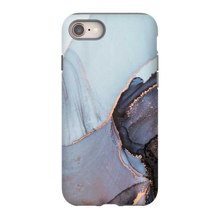 iPhone SE StrongFit Gray and Gold Paints by ArtsCase