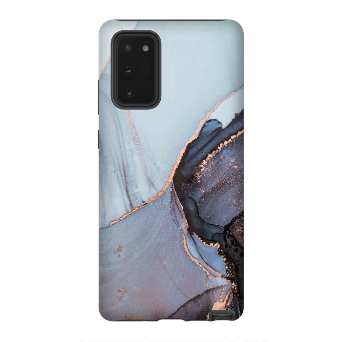 Galaxy Note 20 StrongFit Gray and Gold Paints by ArtsCase