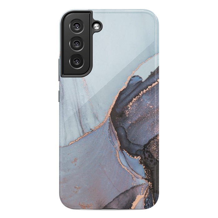 Galaxy S22 plus StrongFit Gray and Gold Paints by ArtsCase
