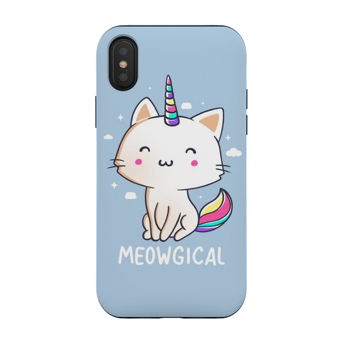 iPhone Xs / X StrongFit Meowgical by eduely