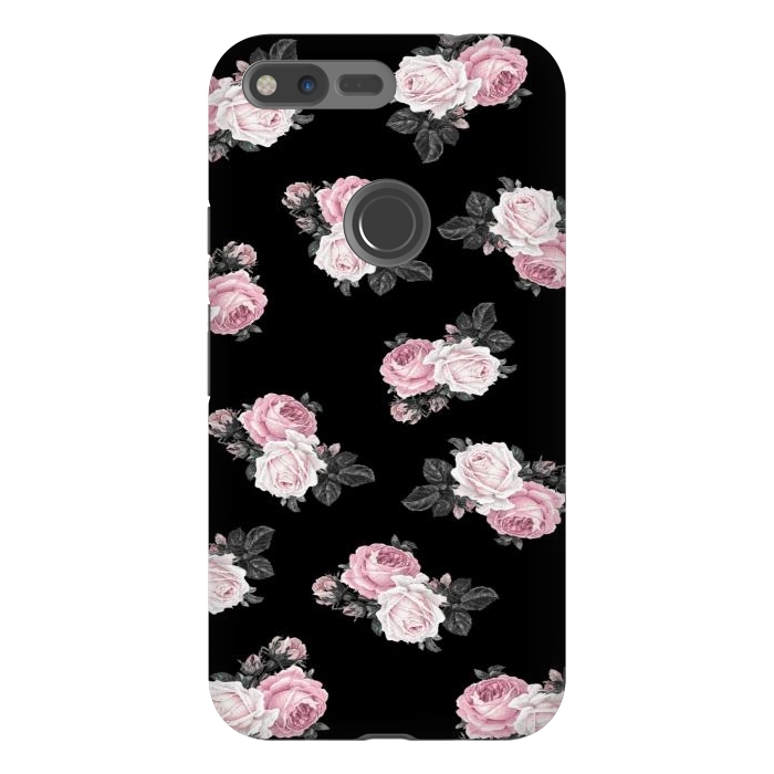 Pixel XL StrongFit Black n floral by CAS