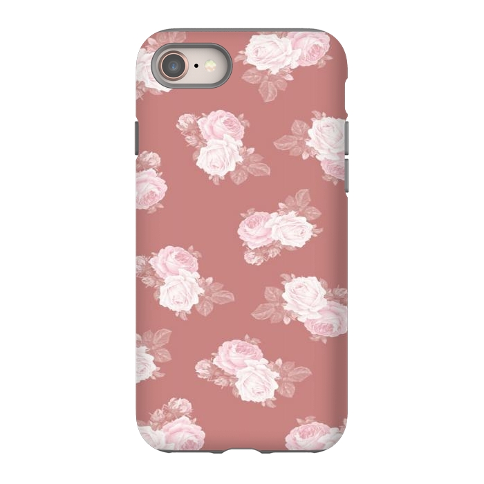 iPhone 8 StrongFit Pink Floral by CAS