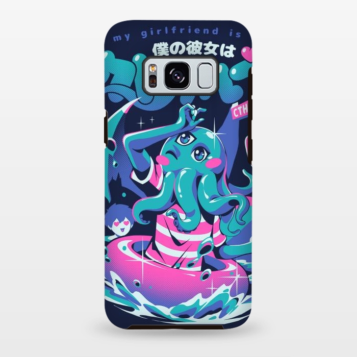 Galaxy S8 plus StrongFit Cthulhu Girlfriend by Ilustrata