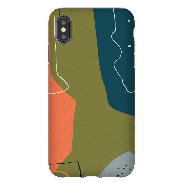 iPhone Xs Max StrongFit The Abstract Thinker & a Starry Night by Uma Prabhakar Gokhale