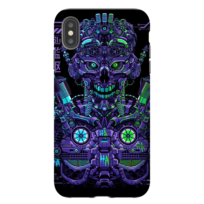 iPhone Xs Max StrongFit Cyber Robot by Alberto