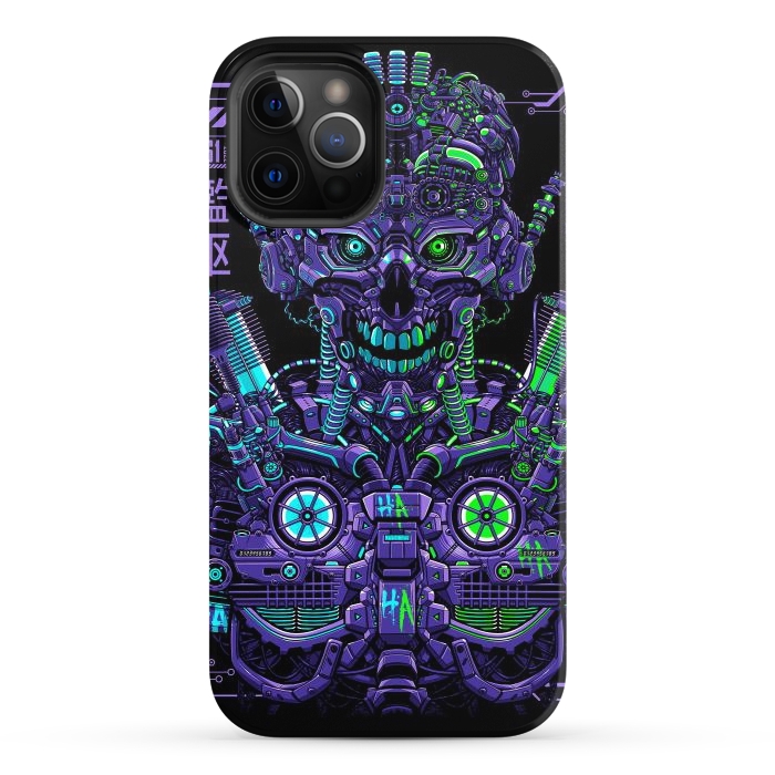 iPhone 12 Pro StrongFit Cyber Robot by Alberto
