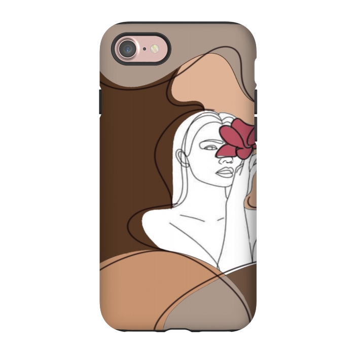iPhone 7 StrongFit Abstract woman by CAS
