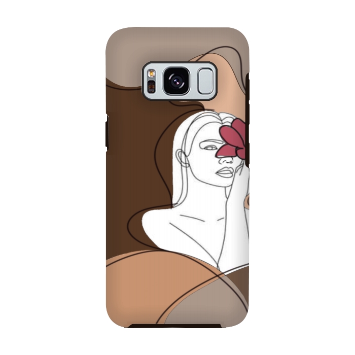 Galaxy S8 StrongFit Abstract woman by CAS